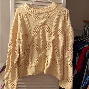 Yellow Knitted Sweater
